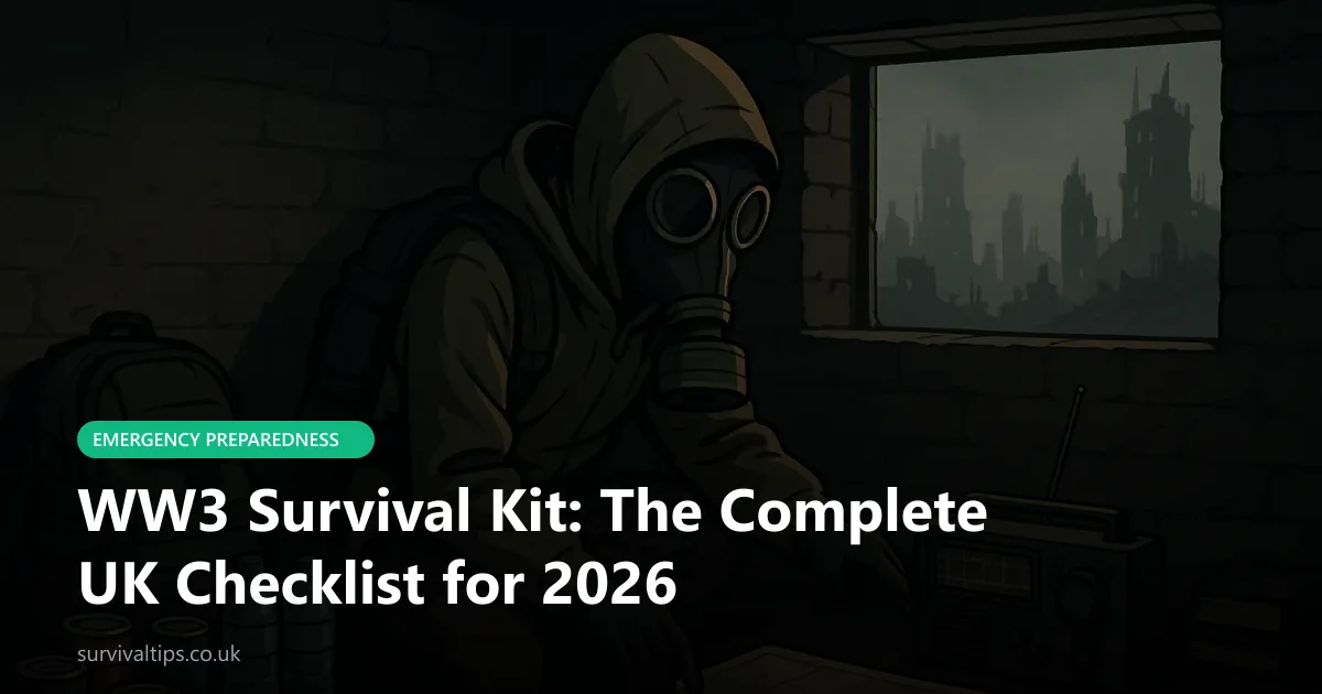 WW3 Survival Kit: The Complete UK Checklist for 2026